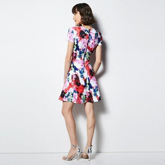 MILLY for DesigNation Floral Scuba Dress - Picture 3 of 8